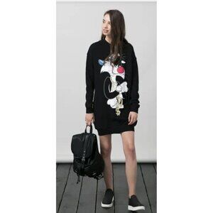 Bershka sweatshirt dress the sylvester jumper pullover Black Large